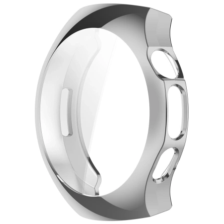 Etui z osłoną ekranu Bizon Case Watch Felipe do Huawei Watch 5 46mm, srebrne
