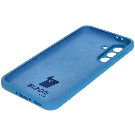 Silikonowe etui Bizon Soft Case do Galaxy A36 5G, niebieskie