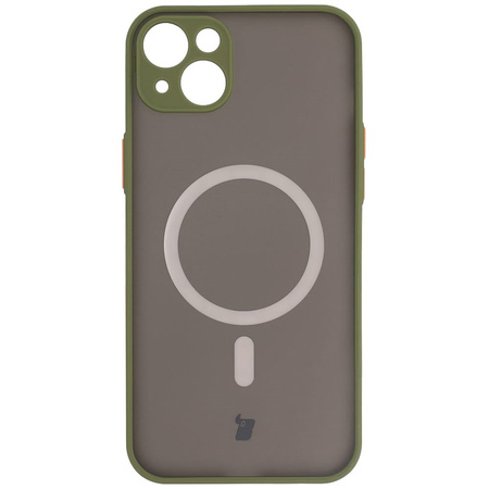 Etui Bizon Case Hybrid MagSafe do Apple iPhone 14 Plus, jasnozielone