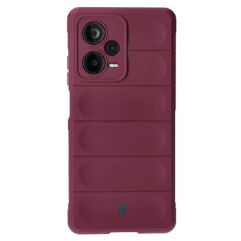Pancerne etui Bizon Case Tur do Xiaomi Redmi Note 12 Pro+ 5G, burgundowe