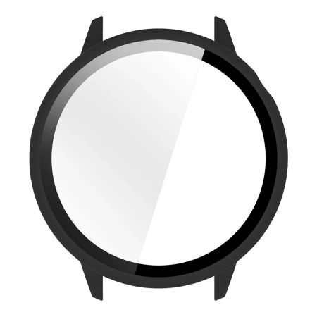 Etui ze szkłem do zegarka Bizon Case+Glass Watch do OnePlus Watch 3 43 mm, czarne