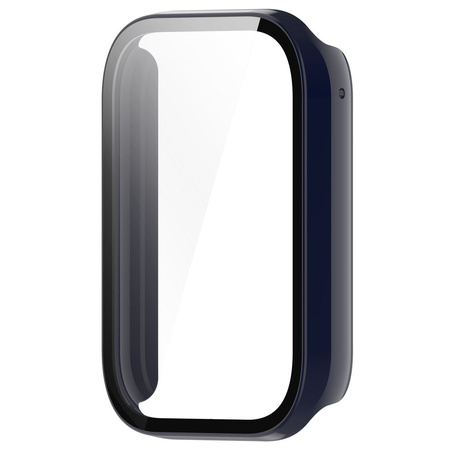 Etui ze szkłem do zegarka Bizon Case+Glass Watch do Xiaomi Mi Smart Band 9 Pro, niebieskie