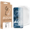 Elastyczne etui + 2x folia na ekran Bizon Case Clear Pack do Honor 400 Pro