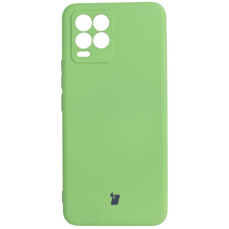 Etui Bizon Case Silicone do Realme 8 / 8 Pro, jasnozielone