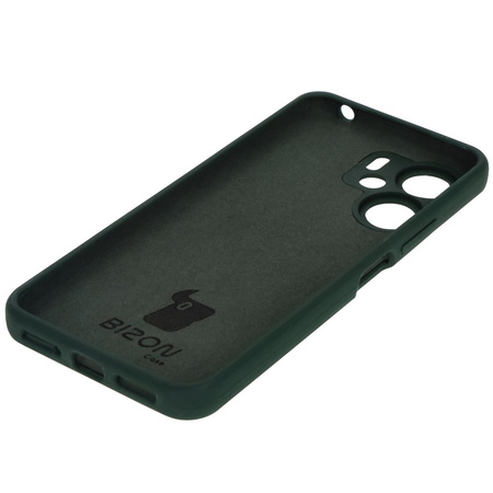 Silikonowe etui Bizon Soft Case do Xiaomi Redmi 13C 4G / Xiaomi Redmi 13C 5G / Xiaomi Poco C65, ciemnozielone