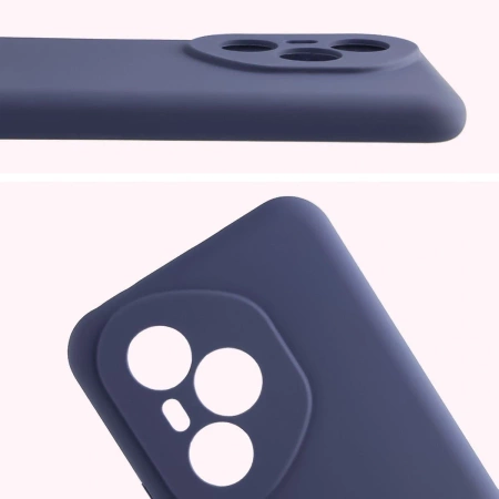 Silikonowe etui Bizon Soft Case do Honor 400 Pro, ciemnoniebieskie
