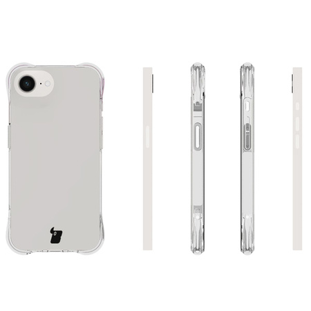 Elastyczne etui Bizon Case Salpa do iPhone 16e, przezroczyste