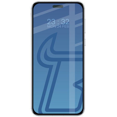 Szkło hartowane Bizon Glass Edge 3D do Honor Magic7 Pro, czarna ramka