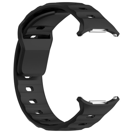 Silikonowy pasek Bizon Strap Watch Silicone G do Galaxy Watch Ultra 2 / 1, czarny