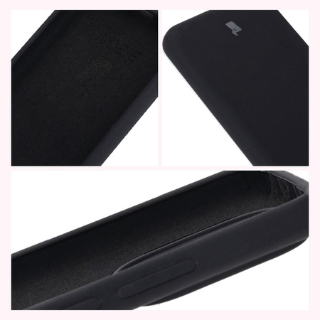 Silikonowe etui Bizon Soft Case do Xiaomi Redmi Note 14 5G, czarne
