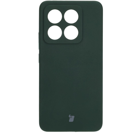 Silikonowe etui Bizon Soft Case do Xiaomi Redmi 14C 4G / Poco C75, ciemnozielone