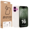 Etui z recyklingu Bizon Case ReLeaf do iPhone 16, białe