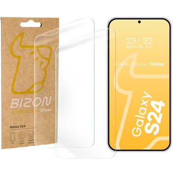 Folia matowa Bizon Glass Hydrogel Sun do Galaxy S24, 2 sztuki