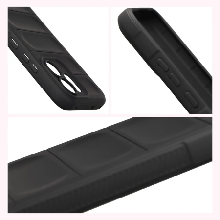 Pancerne etui Bizon Case Tur do Oppo Reno 14 F / 14 FS, czarne