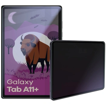 Prywatyzujące szkło hybrydowe Bizon Glass Tab Mule Shadow do Galaxy Tab A11 Plus, matowe