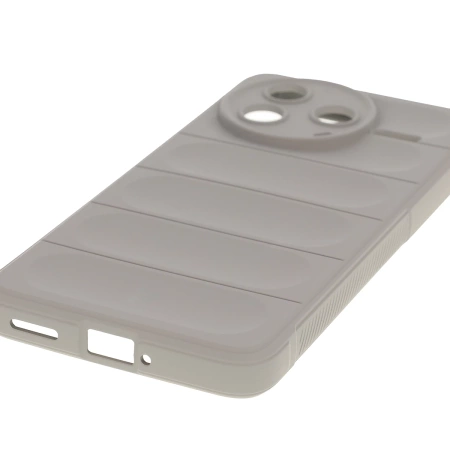 Pancerne etui Bizon Case Tur do Xiaomi Poco F7 Pro, jasnoszare