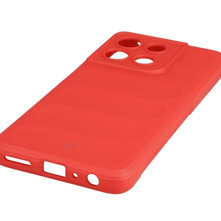 Pancerne etui Bizon Case Tur do Motorola Moto G56 5G, czerwone