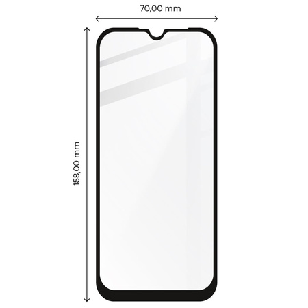 Szkło hartowane Bizon Glass Edge do Oppo A31, czarne