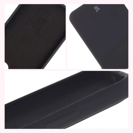 Silikonowe etui Bizon Soft Case do Oppo Reno13, czarne