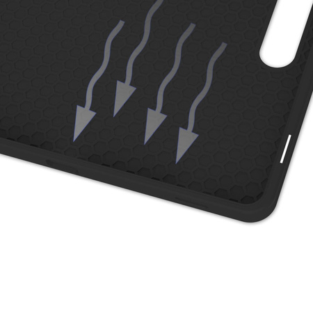 Etui Bizon Case Tab Lizard do Galaxy Tab S10 Lite / S10 FE / S9 / S9 FE, czarne
