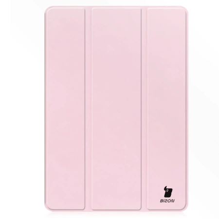 Etui z klapką Bizon Case Tab Lizard do Galaxy Tab S10 FE Plus, różowe