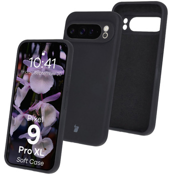 Silikonowe etui Bizon Soft Case do Google Pixel 9 Pro XL, czarne