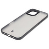 Etui Bizon Case Angelo do iPhone 16 Pro Max, półprzezroczyste z czarną ramką
