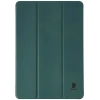 Etui z klapką Bizon Case Tab Lizard do Galaxy Tab S11, ciemnozielone