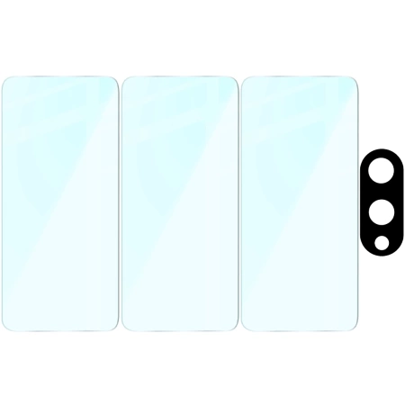 3x Szkło + szybka na aparat Bizon Clear 2 Pack do Samsung Galaxy S25 Edge