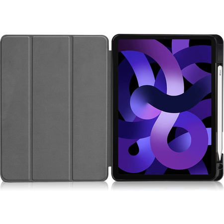 Etui Bizon Case Tab Lizard do Apple iPad Air 6 / Air 5 / Air 4, ciemnozielone