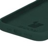 Etui silikonowe do iPhone 15 Pro Bizon Soft Case, ciemnozielone