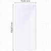 Elastyczne szkło hybrydowe Bizon Glass Mule do Galaxy S25 FE