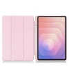 Etui z klapką Bizon Case Tab Lizard do Galaxy Tab S11, różowe