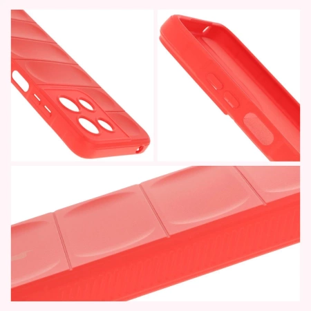 Pancerne etui Bizon Case Tur do Motorola Moto G15 / G15 Power, czerwone