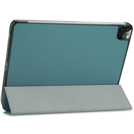 Etui Bizon Case Tab Croc do Apple iPad Pro 12.9 2022/2021/2020/2018, ciemnozielone