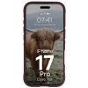 Pancerne etui Bizon Case Tur do iPhone 17 Pro, burgundowe