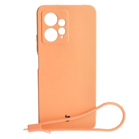 Etui Bizon Case Silicone do Xiaomi Redmi Note 12 4G, pomarańczowe