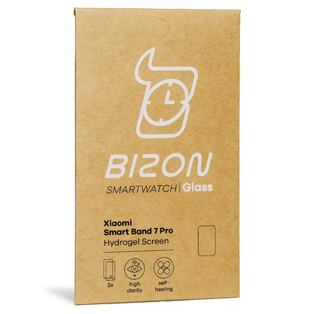 Folia hydrożelowa na ekran Bizon Glass Watch Hydrogel Duo, Xiaomi Smart Band 7 Pro, 2 sztuki