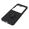 Etui Bizon Case Silicone Ring Sq do Galaxy Z Flip5, czarne