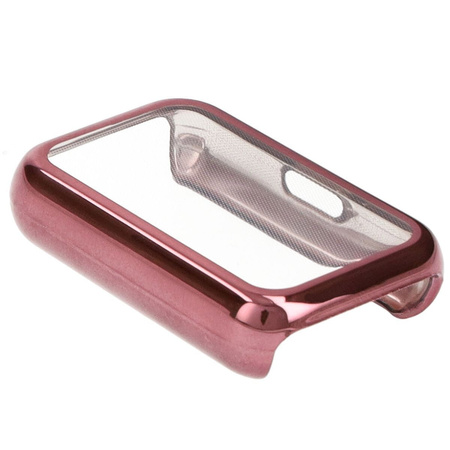 Etui Bizon Case Watch Felipe do Galaxy Fit 3, różowe
