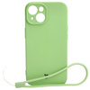 Etui Bizon Case Silicone do Apple iPhone 15, jasnozielone