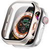 Etui ze szkłem do zegarka Bizon Case+Glass Watch do Apple Watch 11 / 10 42mm, szampańskie