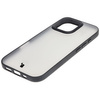 Etui Bizon Case Angelo do iPhone 16 Pro, półprzezroczyste z czarną ramką