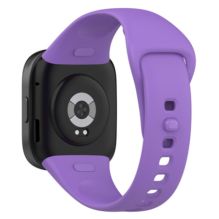 Pasek Bizon Strap Watch Dots do Xiaomi Redmi Watch 3, fioletowy