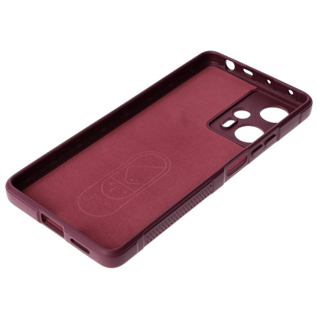 Pancerne etui Bizon Case Tur do Xiaomi Poco F5, burgundowe