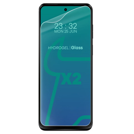 Folia hydrożelowa na ekran Bizon Glass Hydrogel do Moto G13 / G23 / G53, 2 sztuki