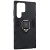 Etui Bizon Case Armor Ring do Samsung Galaxy S23 Ultra, czarne