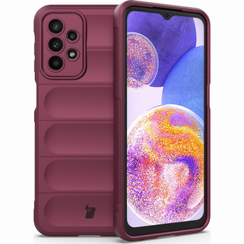 Pancerne etui Bizon Case Tur do Galaxy A23 4G / 5G, burgundowe