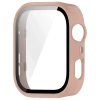 Etui ze szkłem do zegarka Bizon Case+Glass Watch do Huawei Watch Fit 4 Pro, różowe