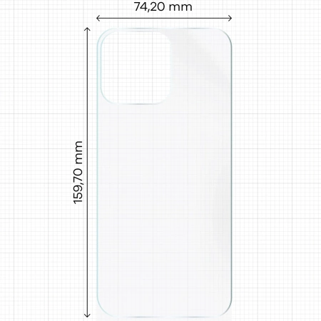 Folia hydrożelowa na tył Bizon Glass Hydrogel do iPhone 16 Pro Max, 1 sztuka